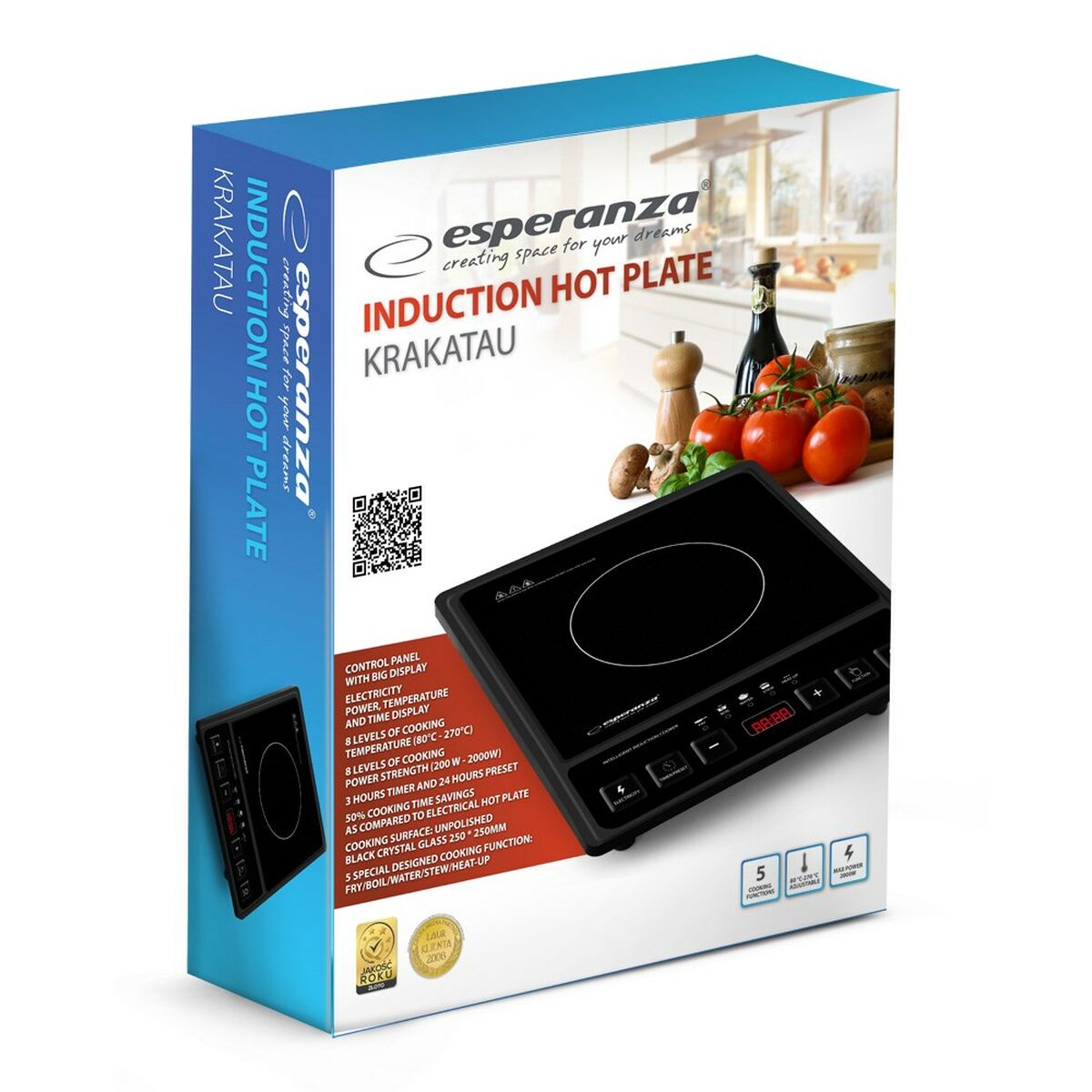 Induktionshäll Esperanza EKH011 - 2