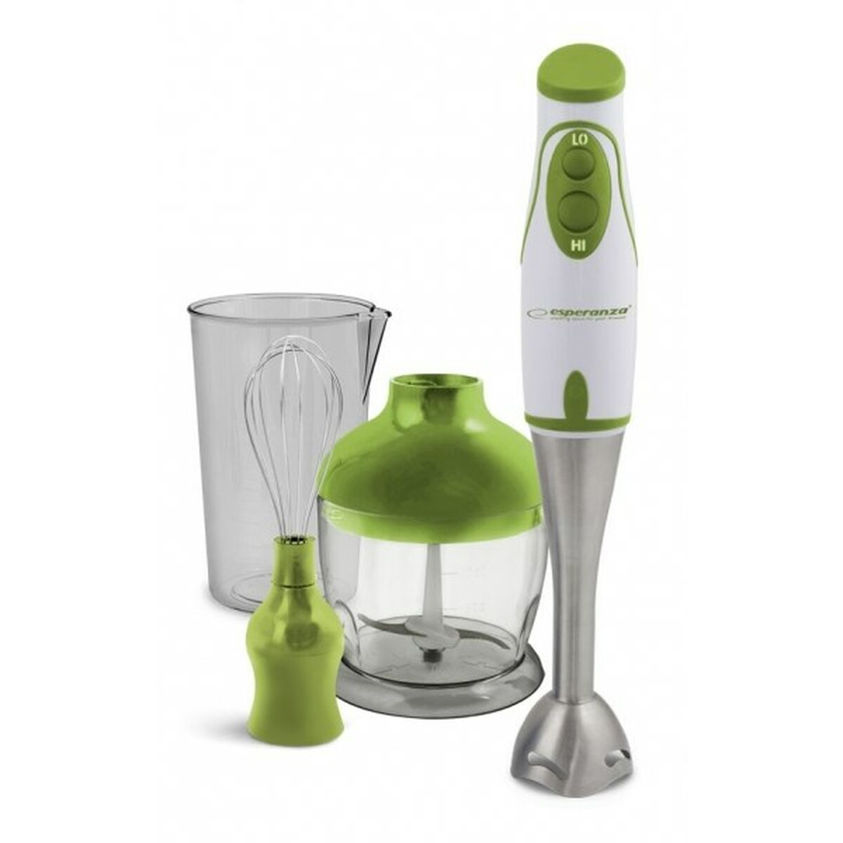 Stavmixer Esperanza EKM003G Vit Svart Grön 450 W 750 ml