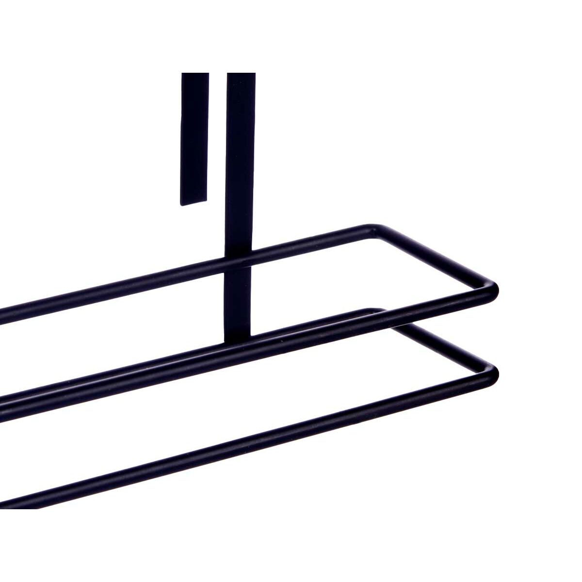 Hushållspappershållare Svart Järn 34 x 17,3 x 10,5 cm (8 antal) - 2