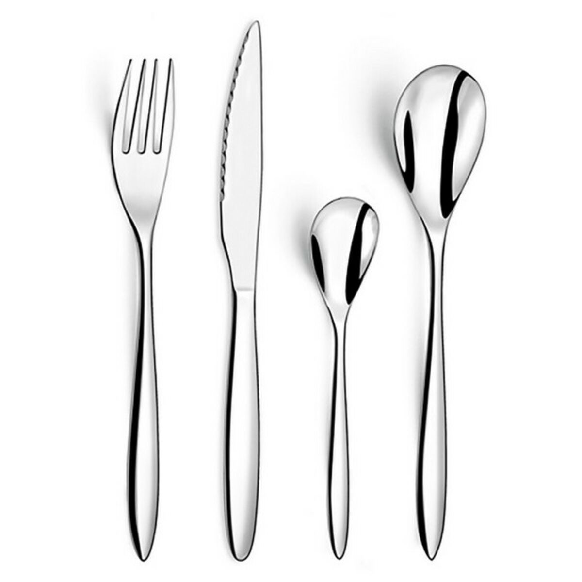 Bestick-set Amefa Actual Metall Stål Rostfritt stål 24 Delar - 3