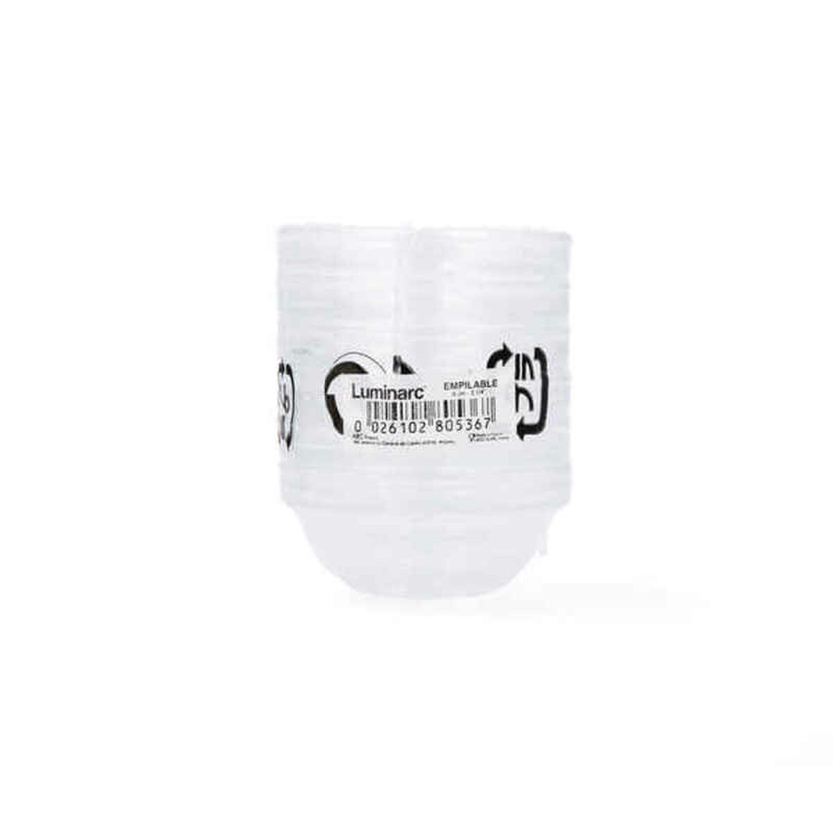 Skålset Luminarc Apilable Transparent Glas Ø 6 cm (6 pcs) - 3