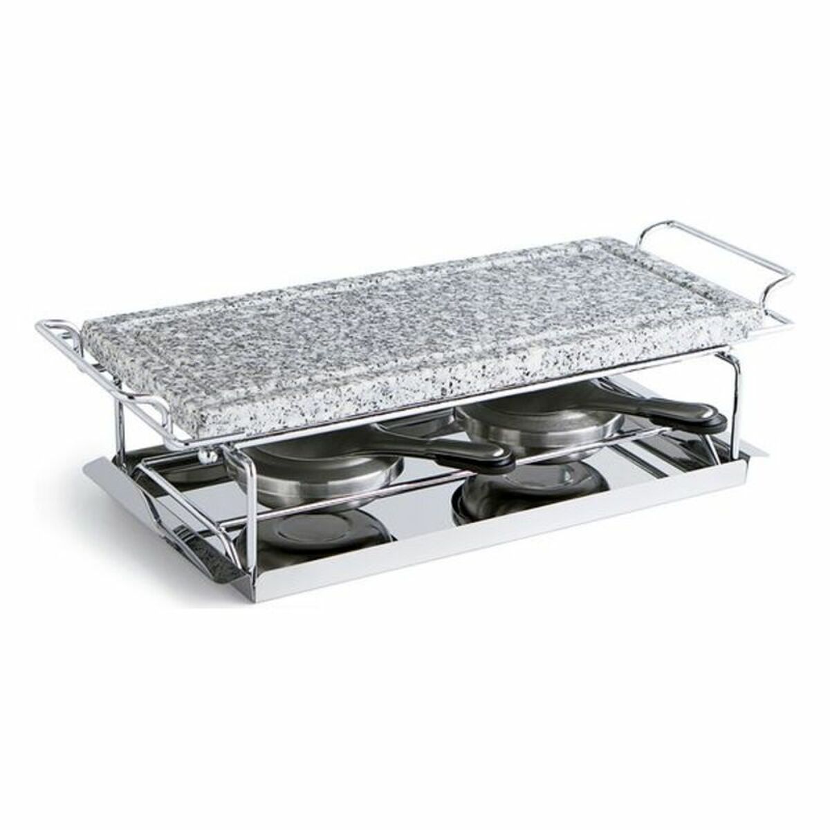 Grill med Stenplatta Quid Arbon Blandad Granit (33 x 15 x 1,8 cm)