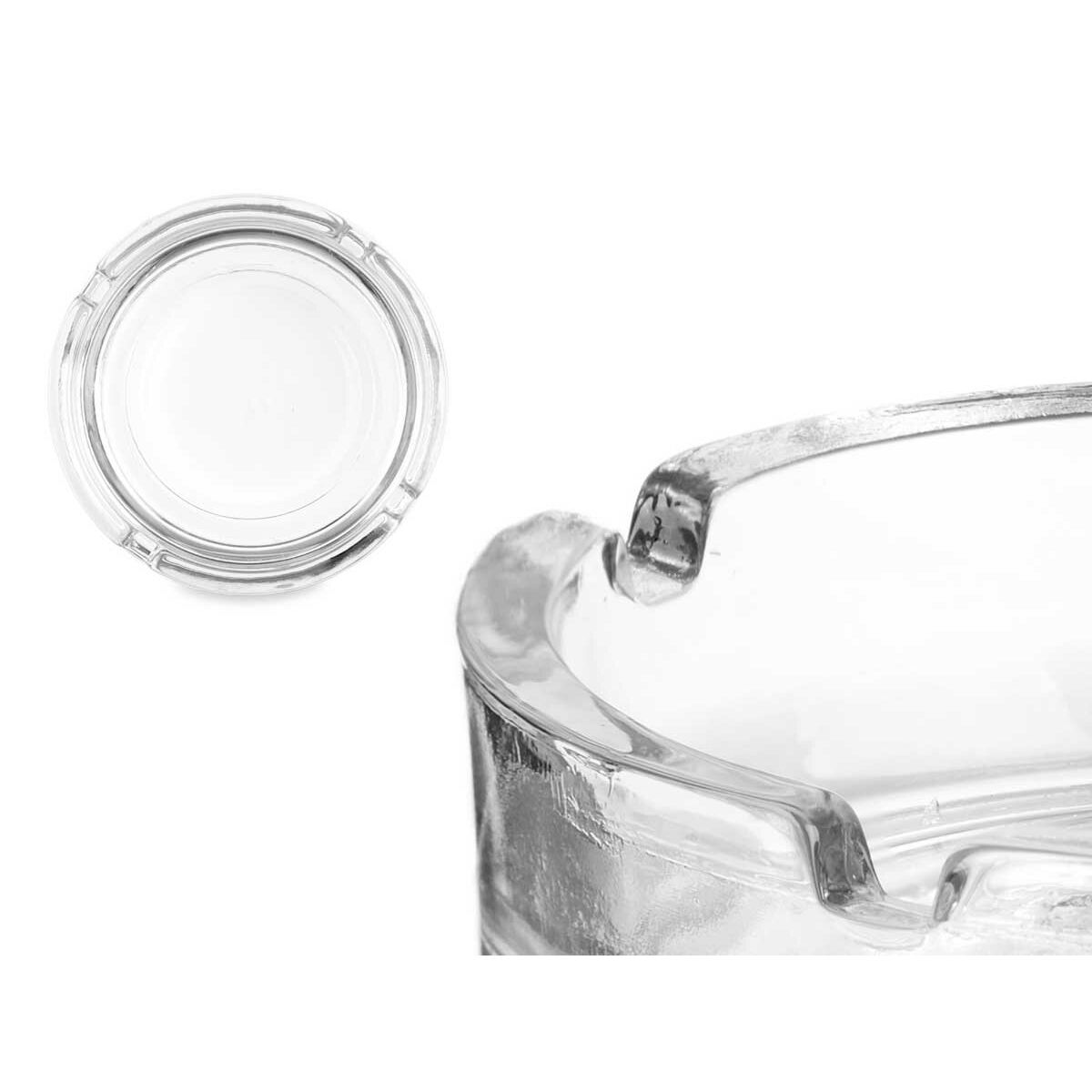 Askfat Set Transparent Glas (24 antal) - 2