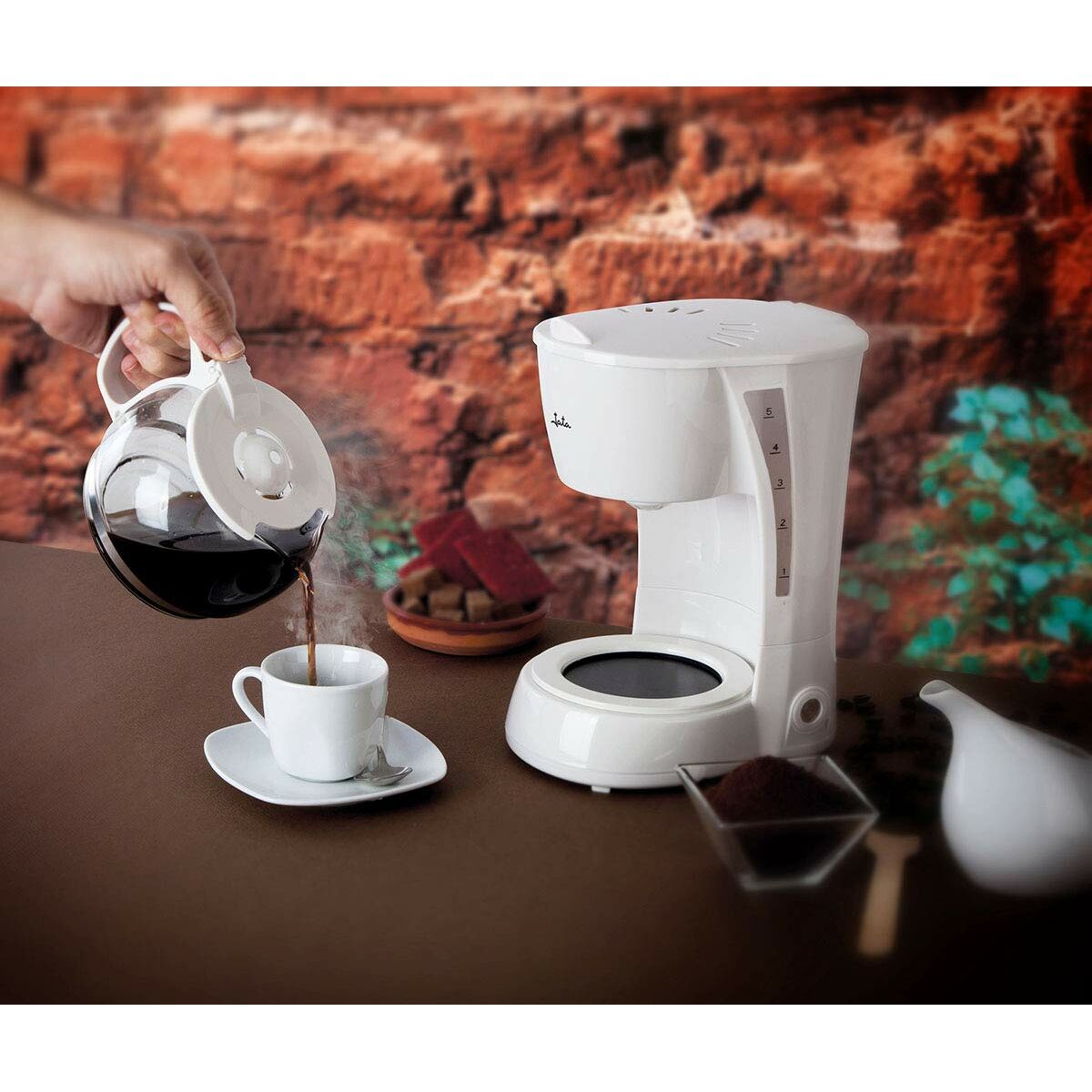 Kaffebryggare JATA CA285 650 W 8 Csészék Vit - 2