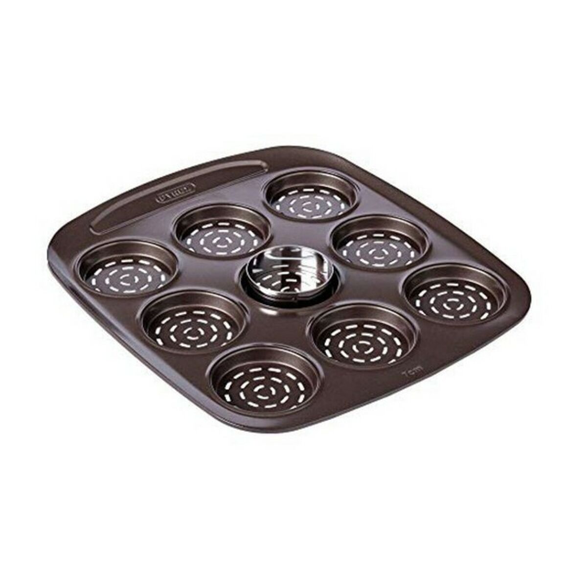Ugnsplåt Pizza Mini Pyrex Asimetria Galvaniserat stål (9 Fack) (16 x 16 cm) - 4