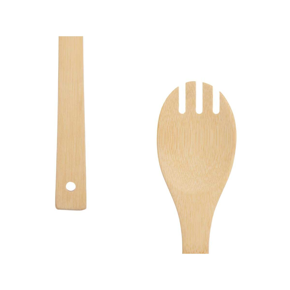 Spatel Gaffel Bambu 6,5 x 34,2 x 0,6 cm (24 antal) - 2