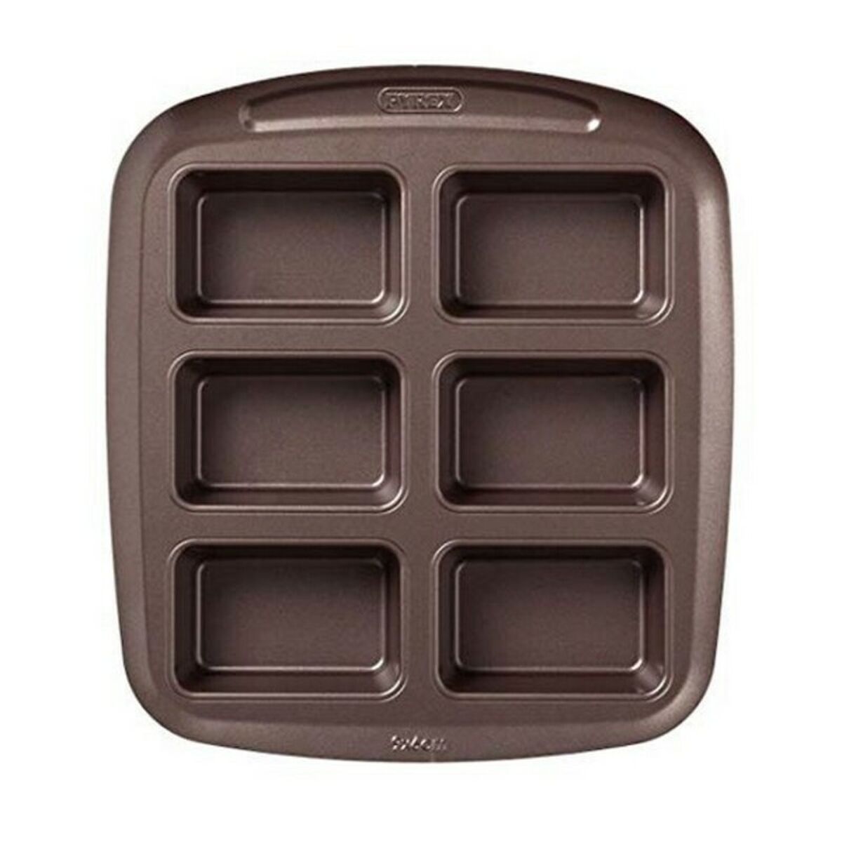 Bakform Pyrex Asimetria Galvaniserat stål (6 fack) - 6