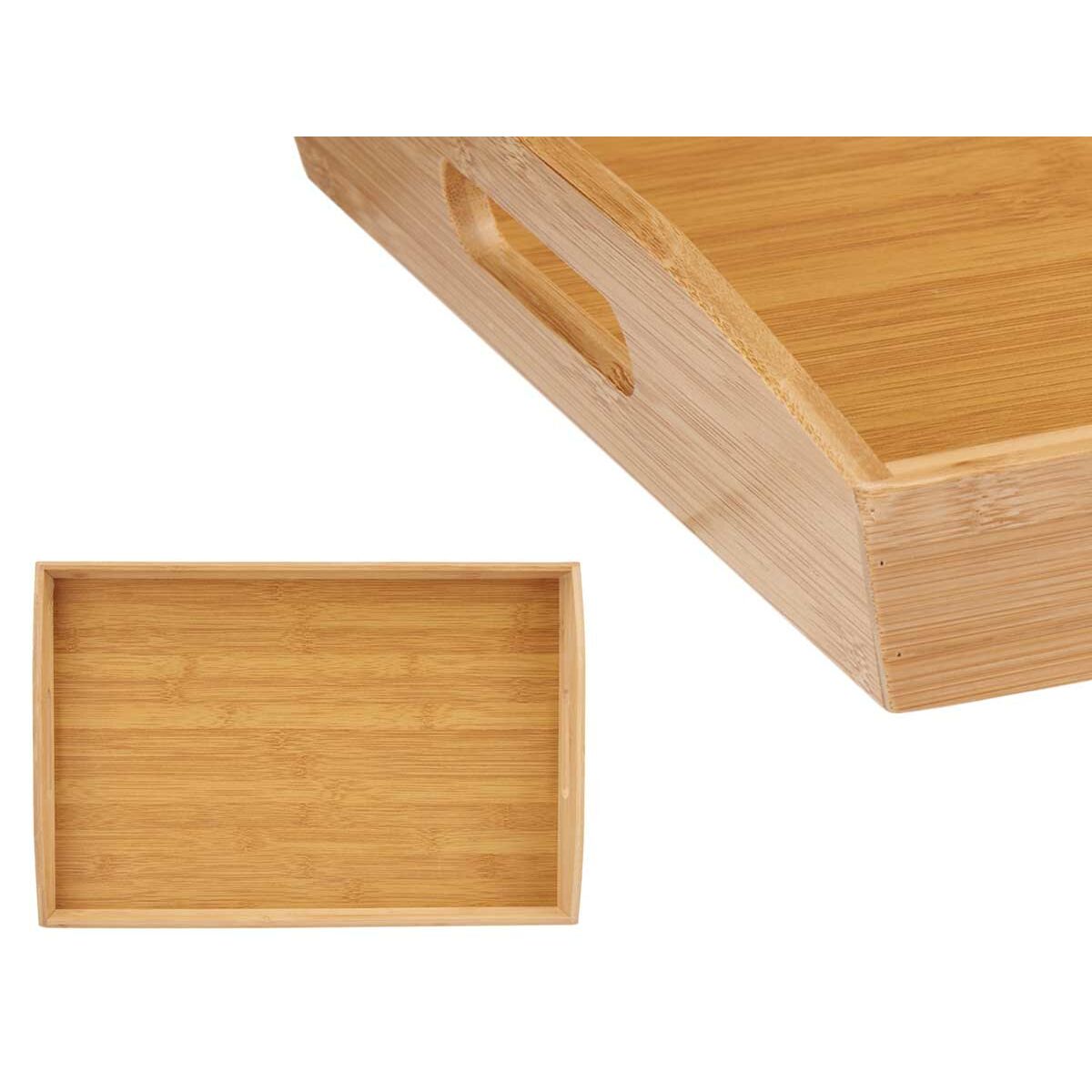 Bricka Brun Bambu 44 x 5,5 x 29 cm (6 antal) - 2