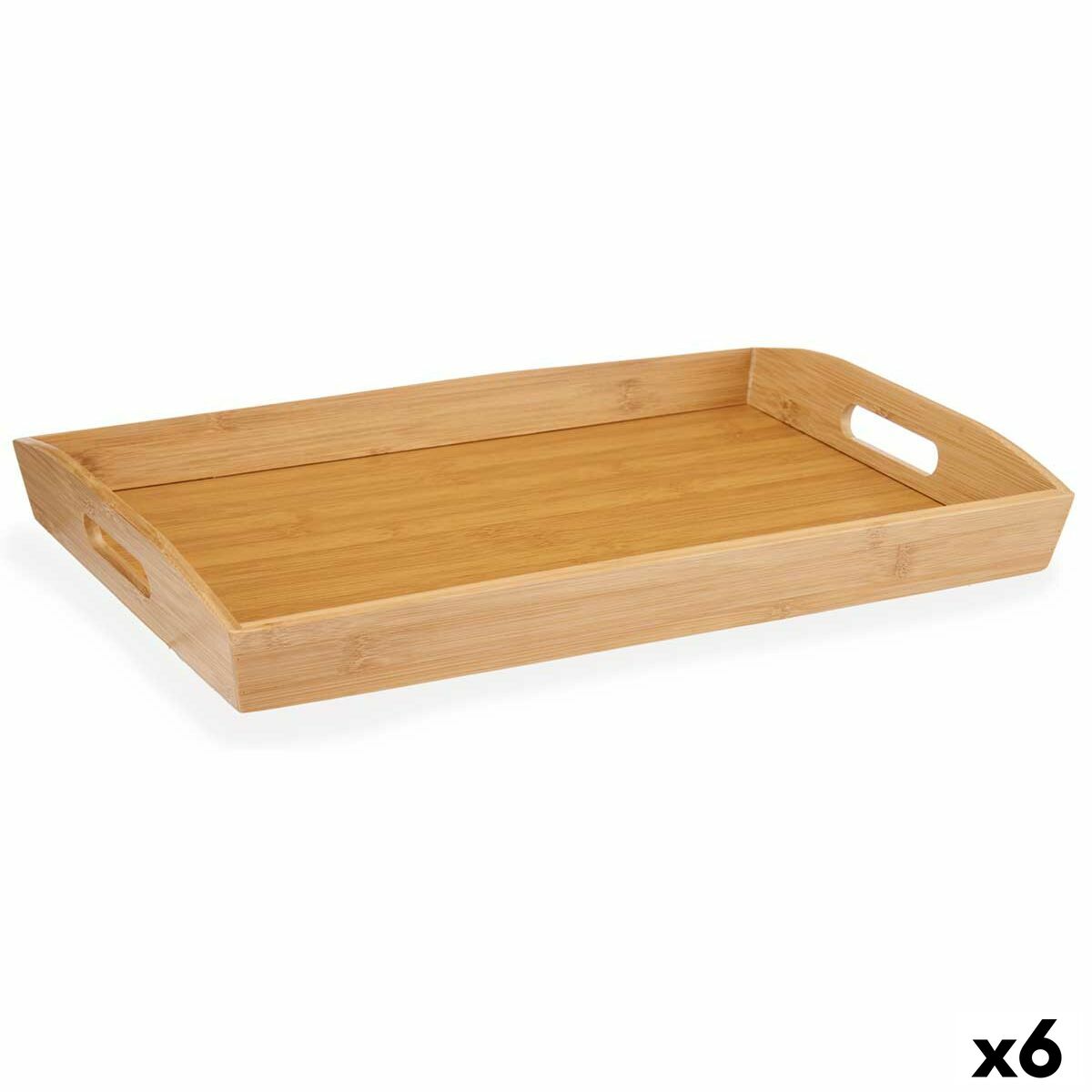 Bricka Brun Bambu 44 x 5,5 x 29 cm (6 antal)