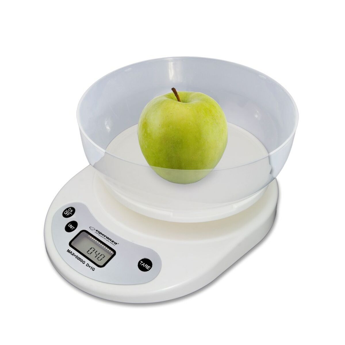 Köksvåg Esperanza EKS007 Vit 5 kg