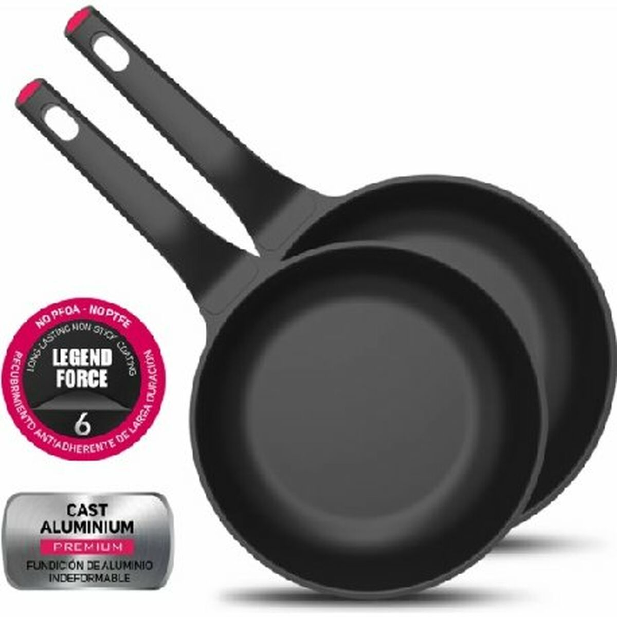 Non-stick-panna Taurus Great Moments Ø 20 cm Ø 24 cm (2 pcs)