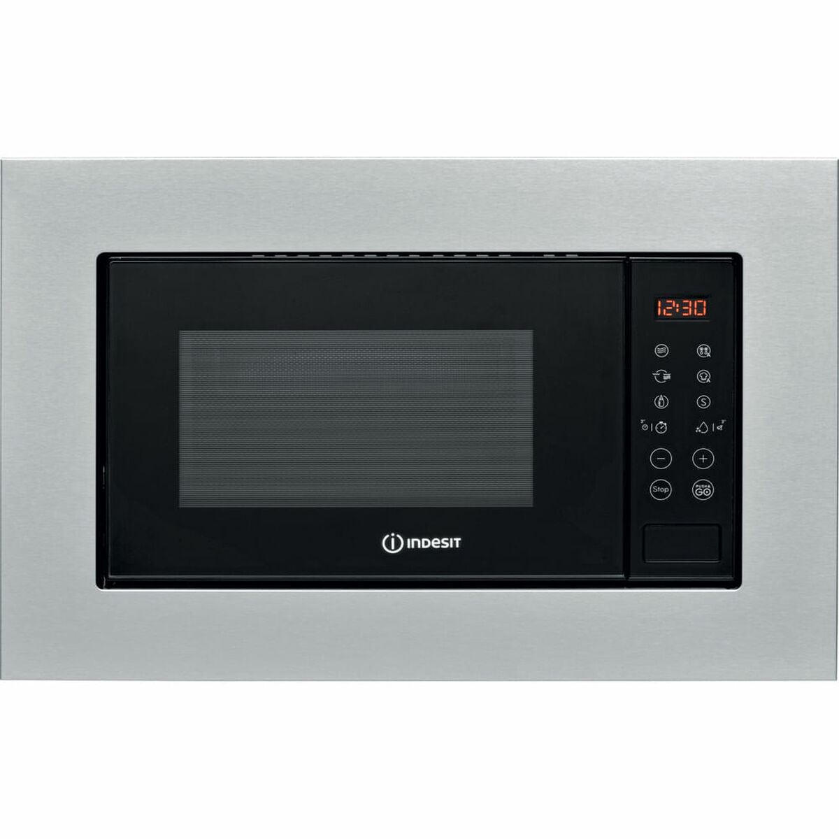 Mikrovågsugnen Indesit MWI 120 GX 800 W Silvrig Stål 20 L