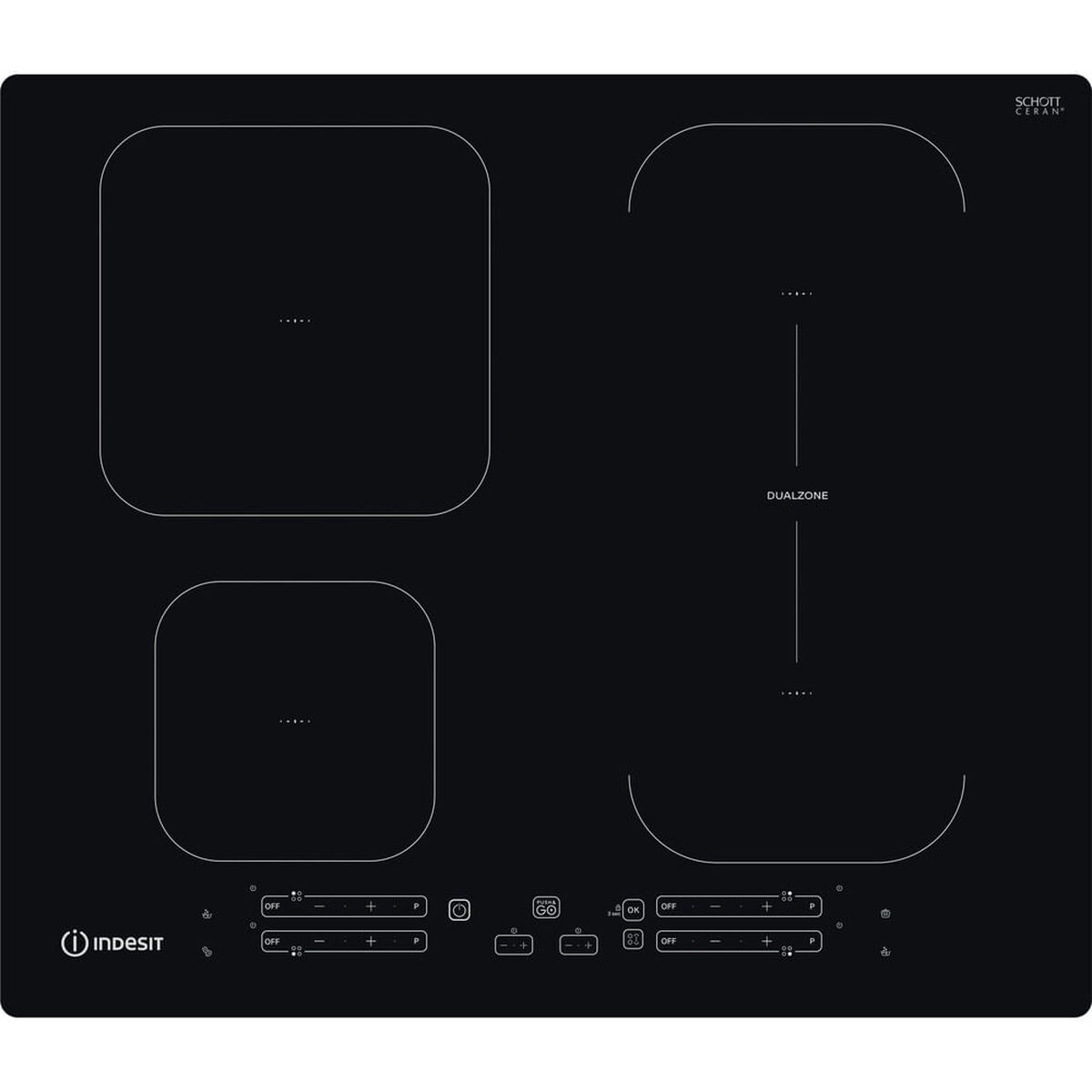 Induktionshäll Indesit IB 65B60 NE 59 cm 51 cm 7200 W