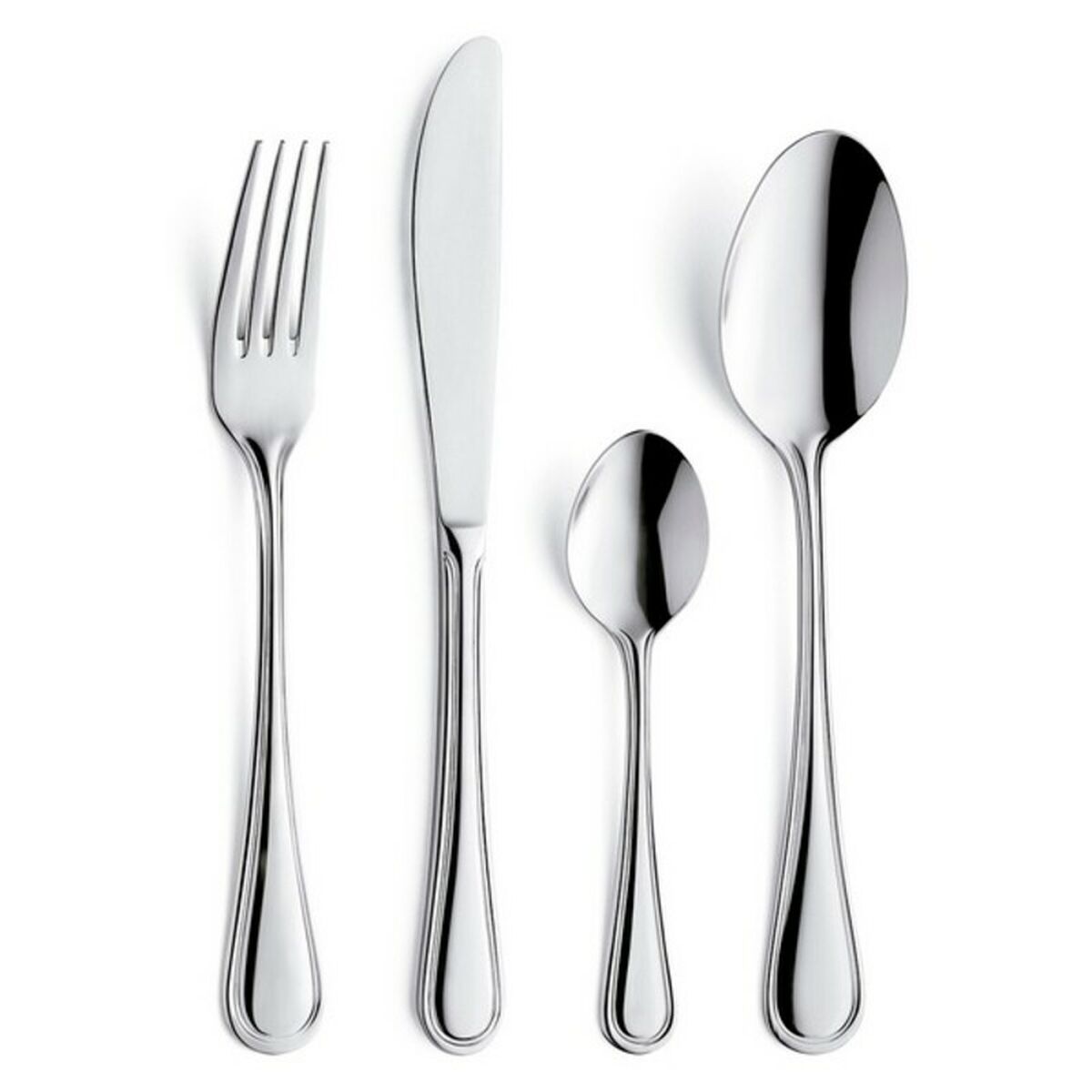 Set med skedar Amefa Baguette Metall Rostfritt stål 20,5 cm 12 antal - 5
