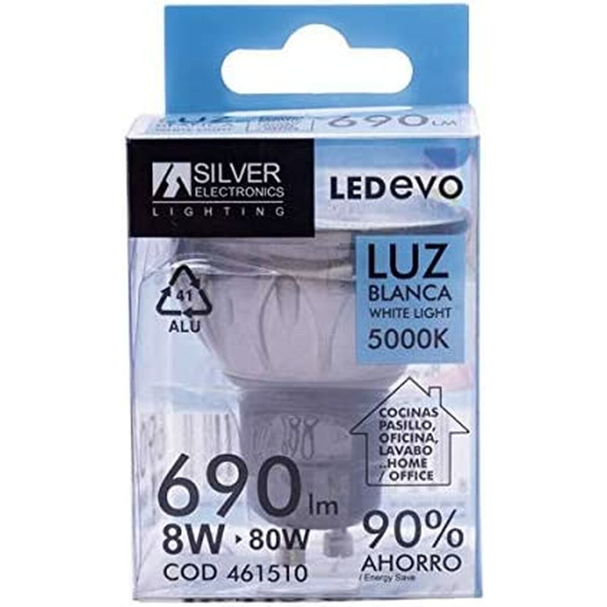 LED-lampa Silver Electronics Dicroica LED EVO 8W GU10 5000K 8 W 5000K - 3