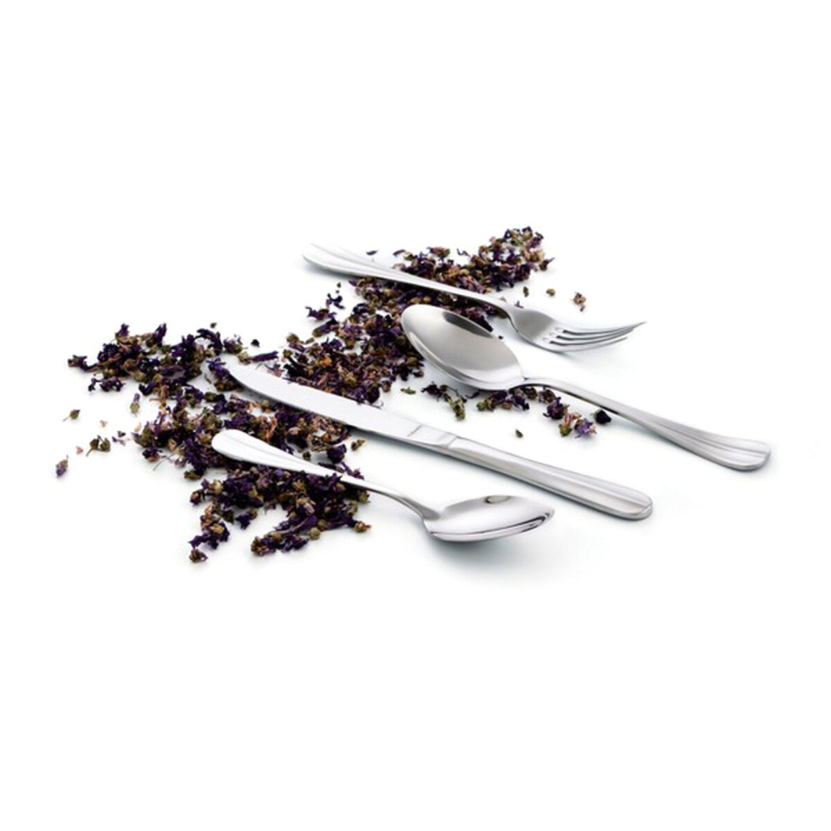 Set med skedar Amefa Baguette Metall Rostfritt stål 12,5 cm 12 antal - 4