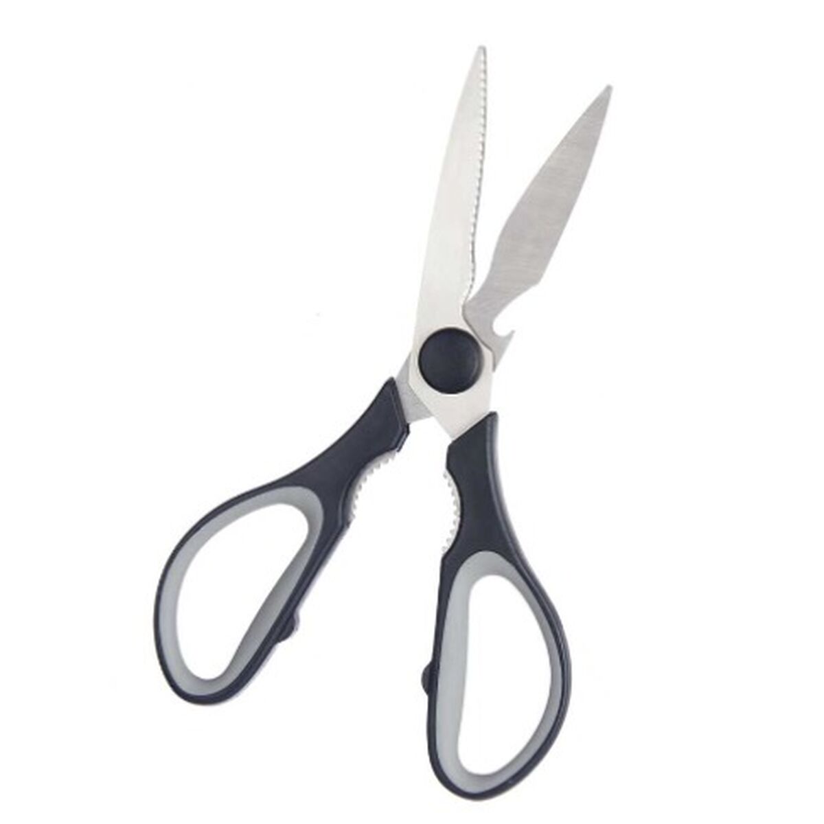 Sax Svart Silvrig Rostfritt stål 8,5 x 21 x 1,5 cm (12 antal) - 2