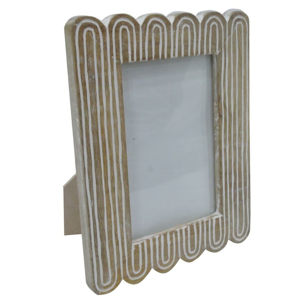 Fotoram DKD Home Decor 19 x 2 x 21 cm 16 x 2 x 21 cm Naturell Kolonial Mangoträ