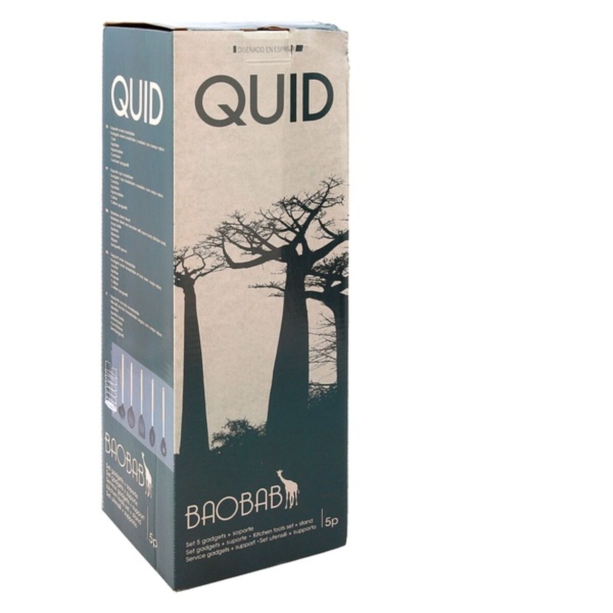 Köksredskap Quid Baobab Plast (12,5 x 12,5 x 36 cm) (6 pcs) - 6