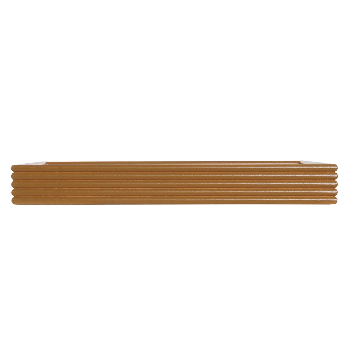Uppsättning med Brickor DKD Home Decor Naturell Senap Trä MDF 40 x 5 x 30 cm Boho (2 antal) - 3
