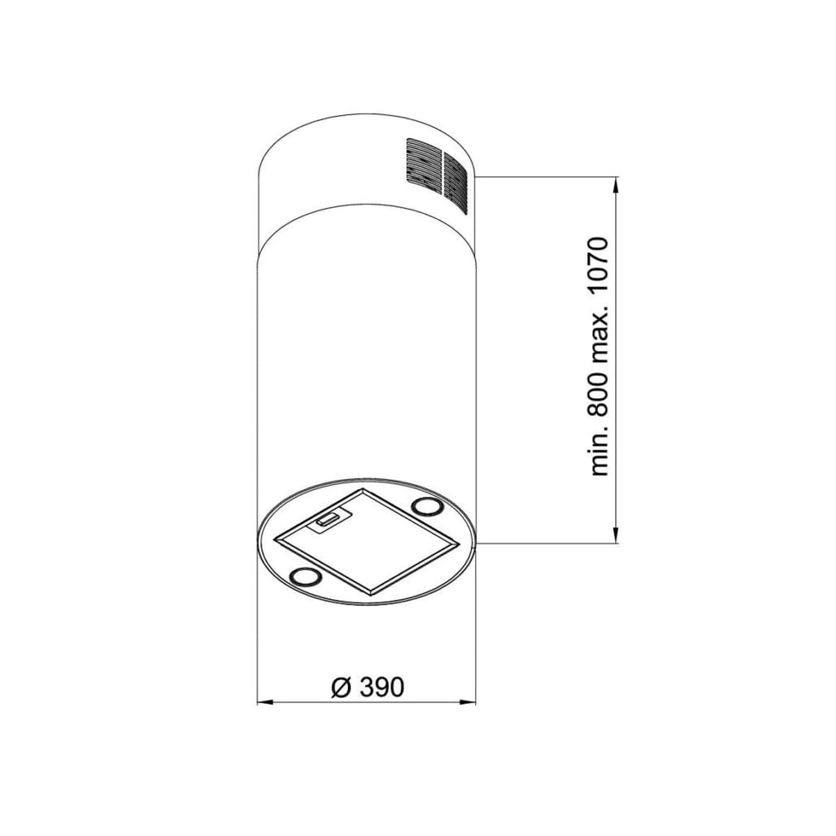 Konventionell fläkt Maan Elba Vit - 2