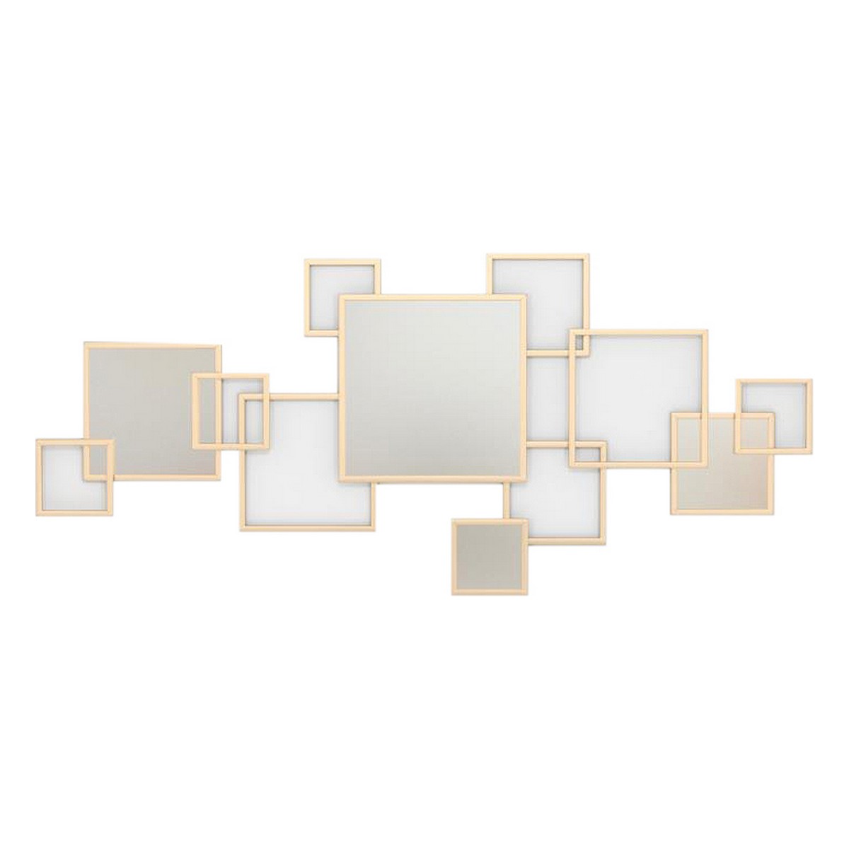 Väggspegel DKD Home Decor Gyllene Metall (120 x 2 x 53 cm)