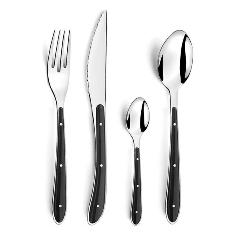 Bestick-set Amefa Bistro Metall Dvobarvna 24 Delar, Färg: Röd - 3