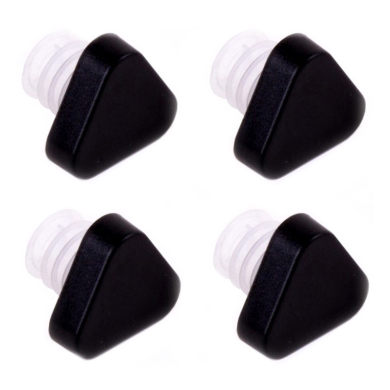 Läcksäker flaskkork Koala (4 pcs) Svart Plast - 4