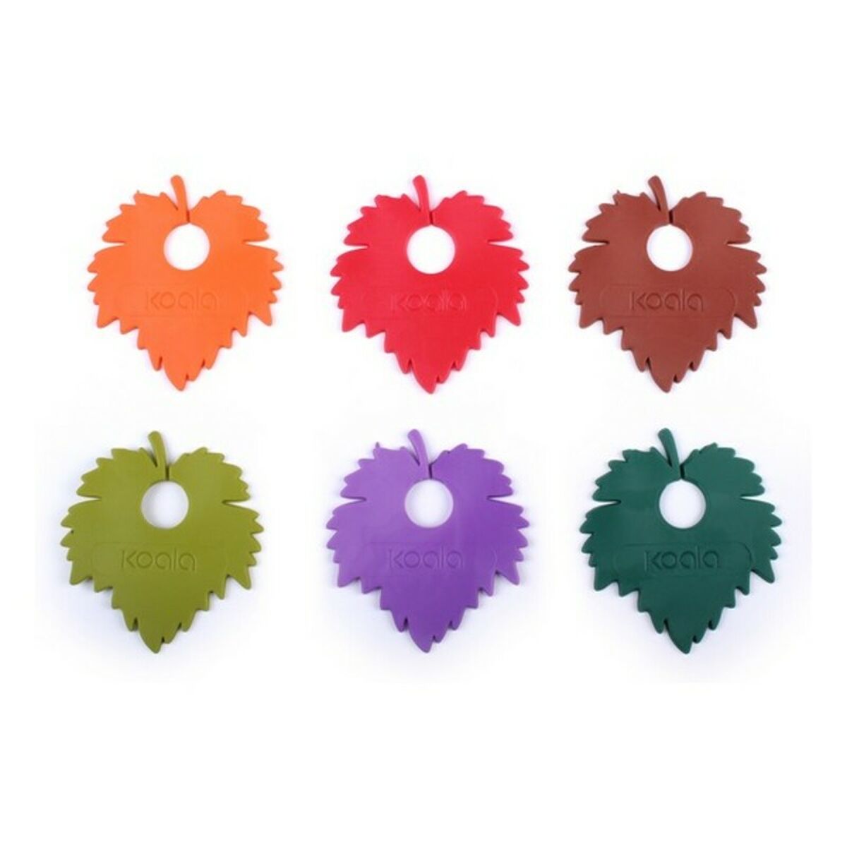 Glasidentifierare Koala Bodega (6 pcs) 5,5 cm Plast (6 Delar) - 3