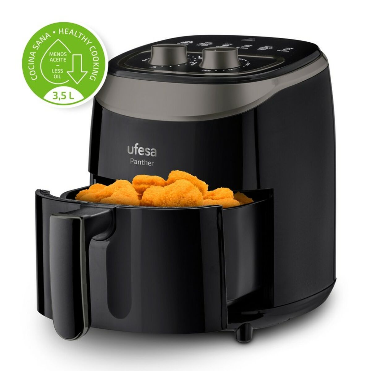 Oljefri Fritös UFESA PANTHER Svart 1200 W