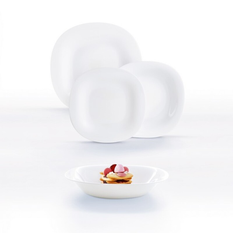 Servissats Luminarc Carine Vit Glas 18 Delar