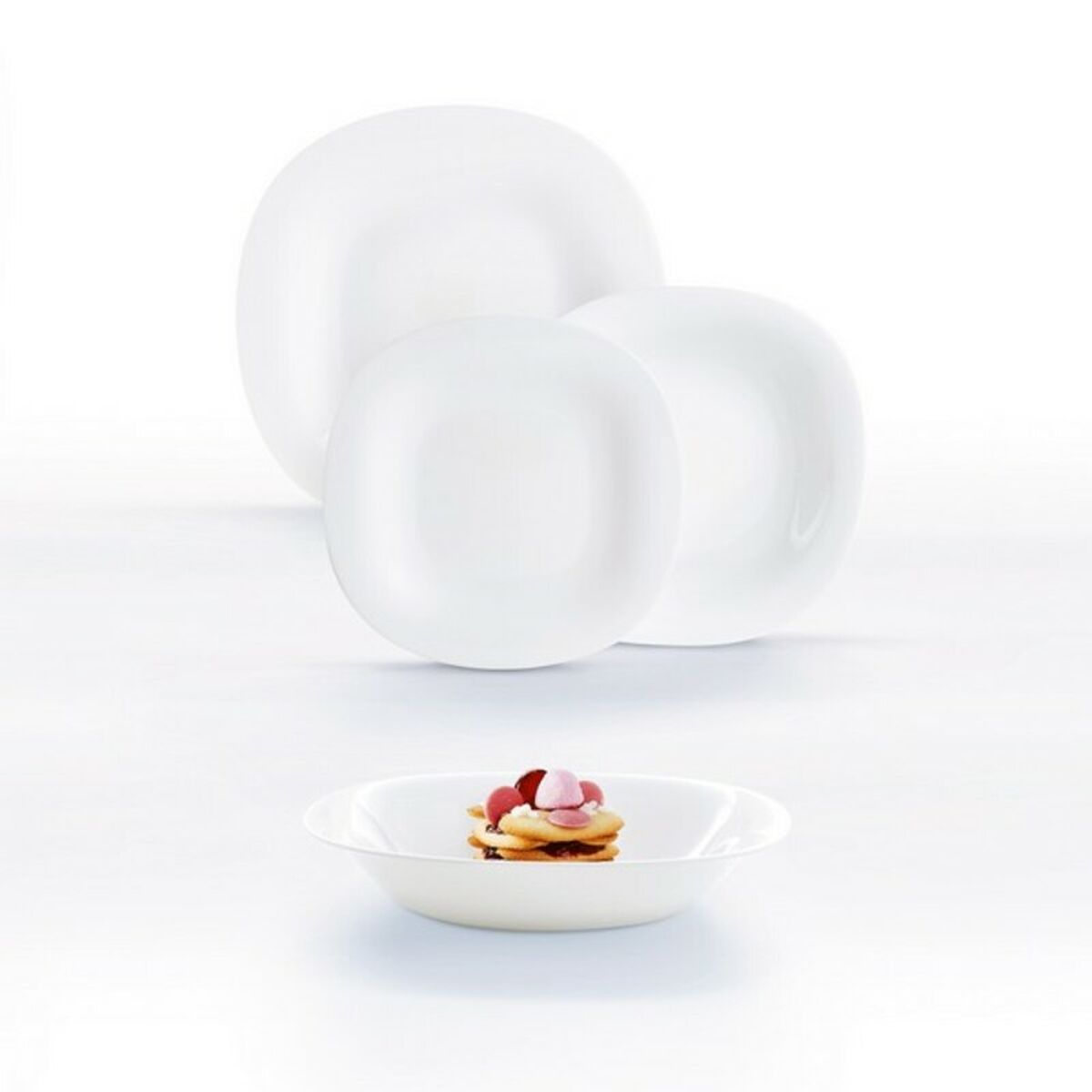 Servissats Luminarc Carine Vit Glas 18 Delar - 3