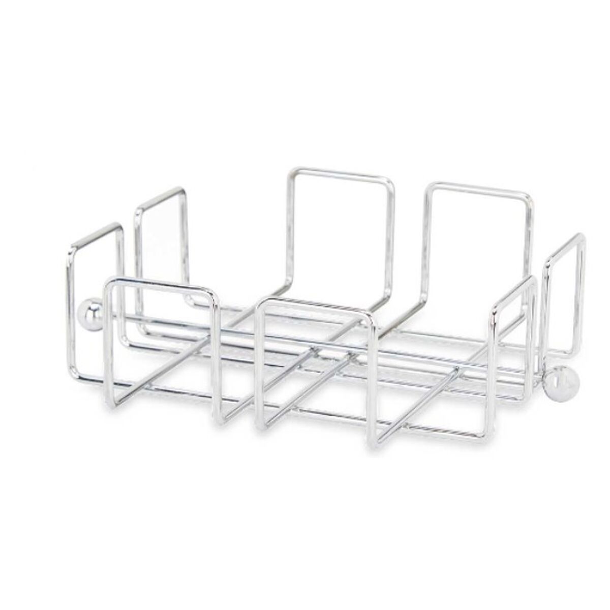 Servetthållare Silvrig Metall 19,3 x 6,5 x 19,3 cm (6 antal) - 2