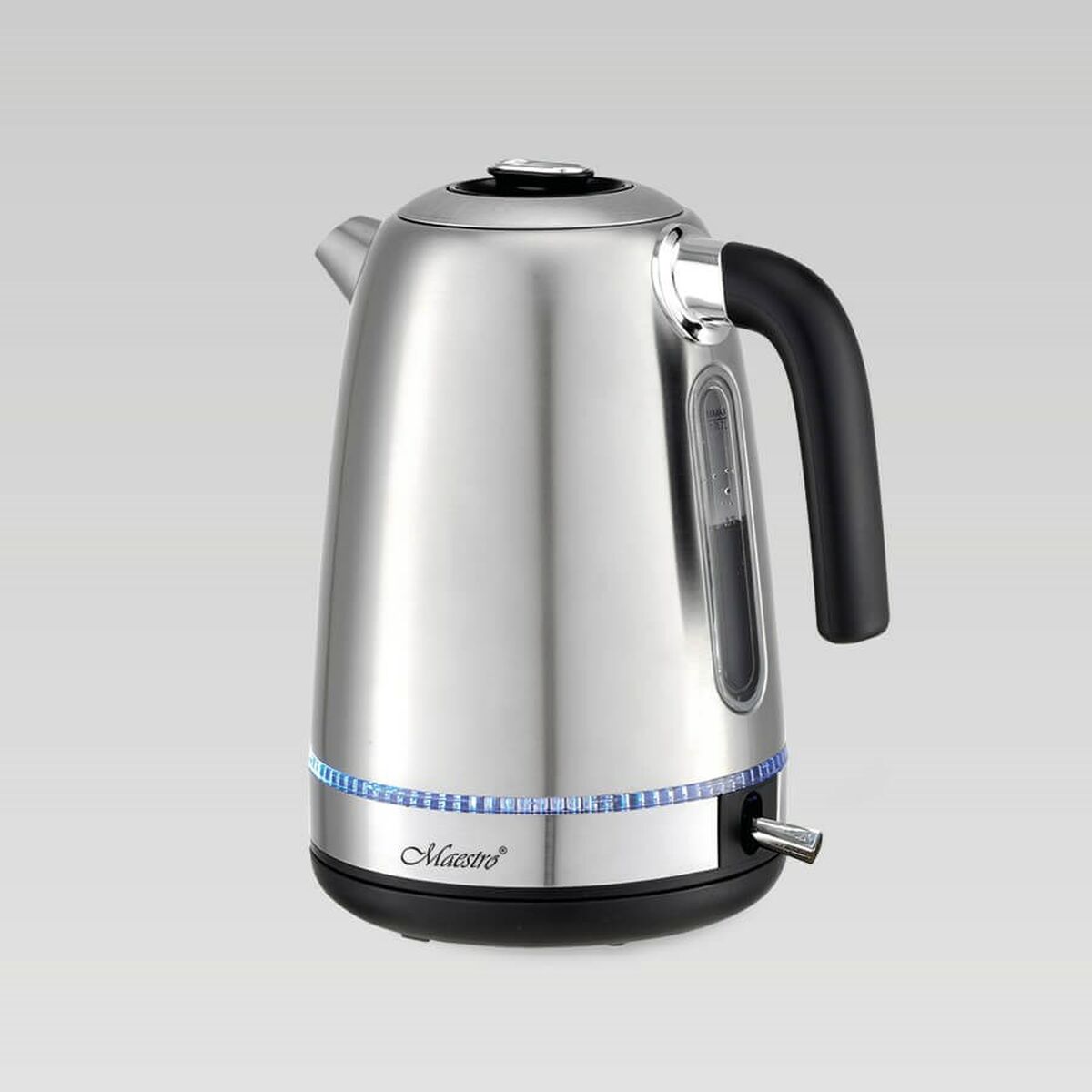 Vattenkokare Feel Maestro MR-050 Blå Silvrig Rostfritt stål 2200 W 1,7 L