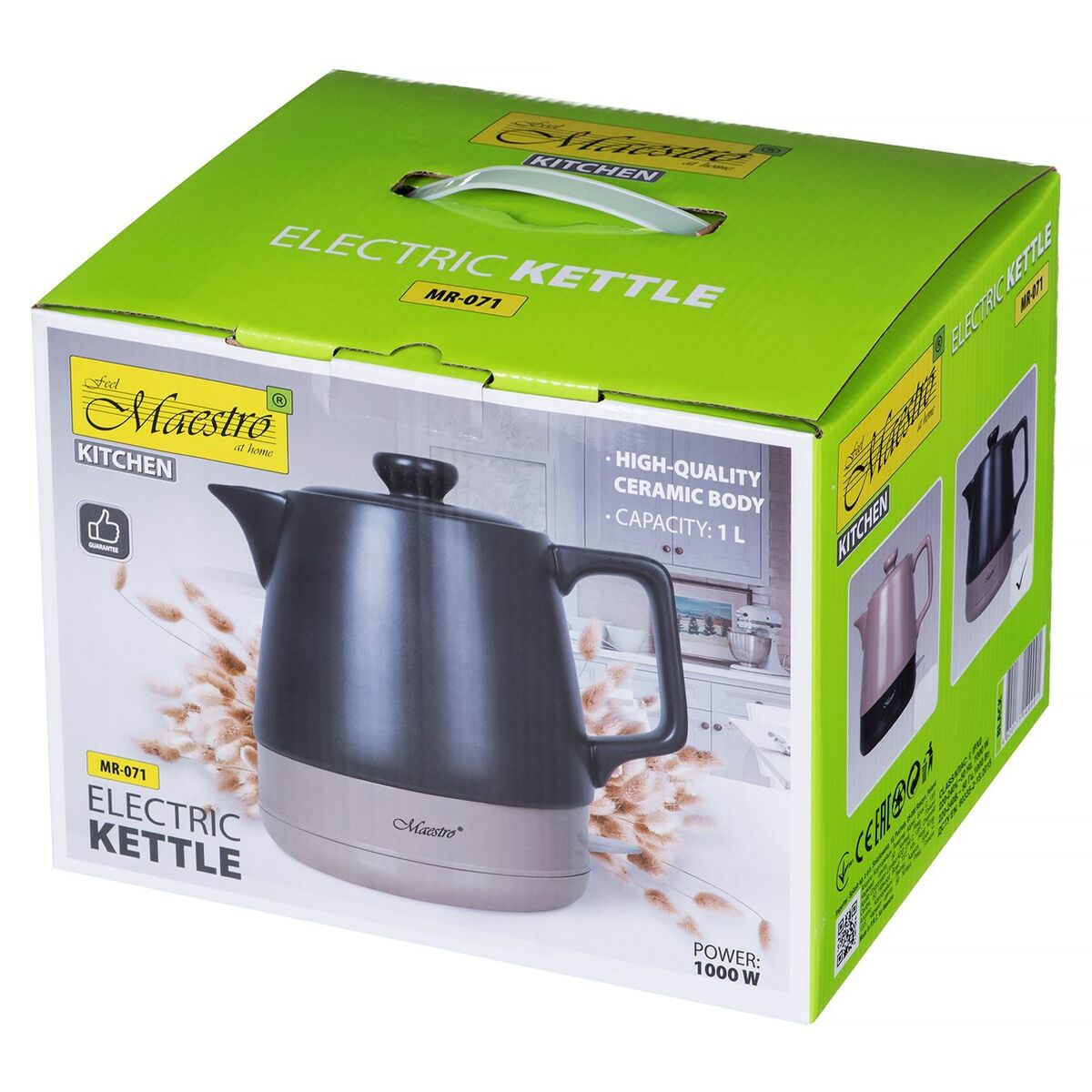 Tekanna Feel Maestro MR-071 Svart Keramisk 1000 W 1 L - 2