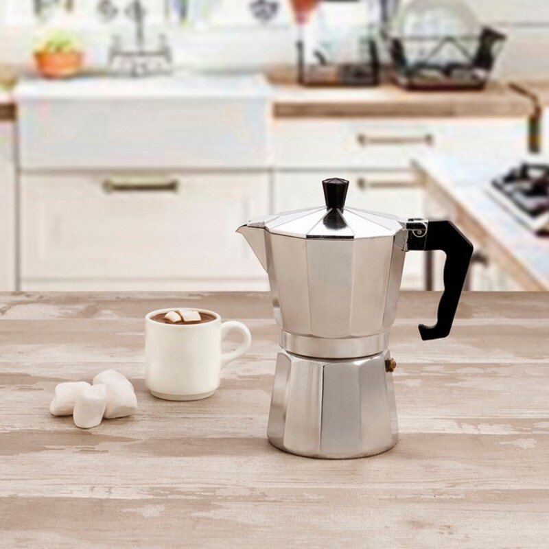 Italiensk Kaffepanna Quid Cesena Aluminium - 2