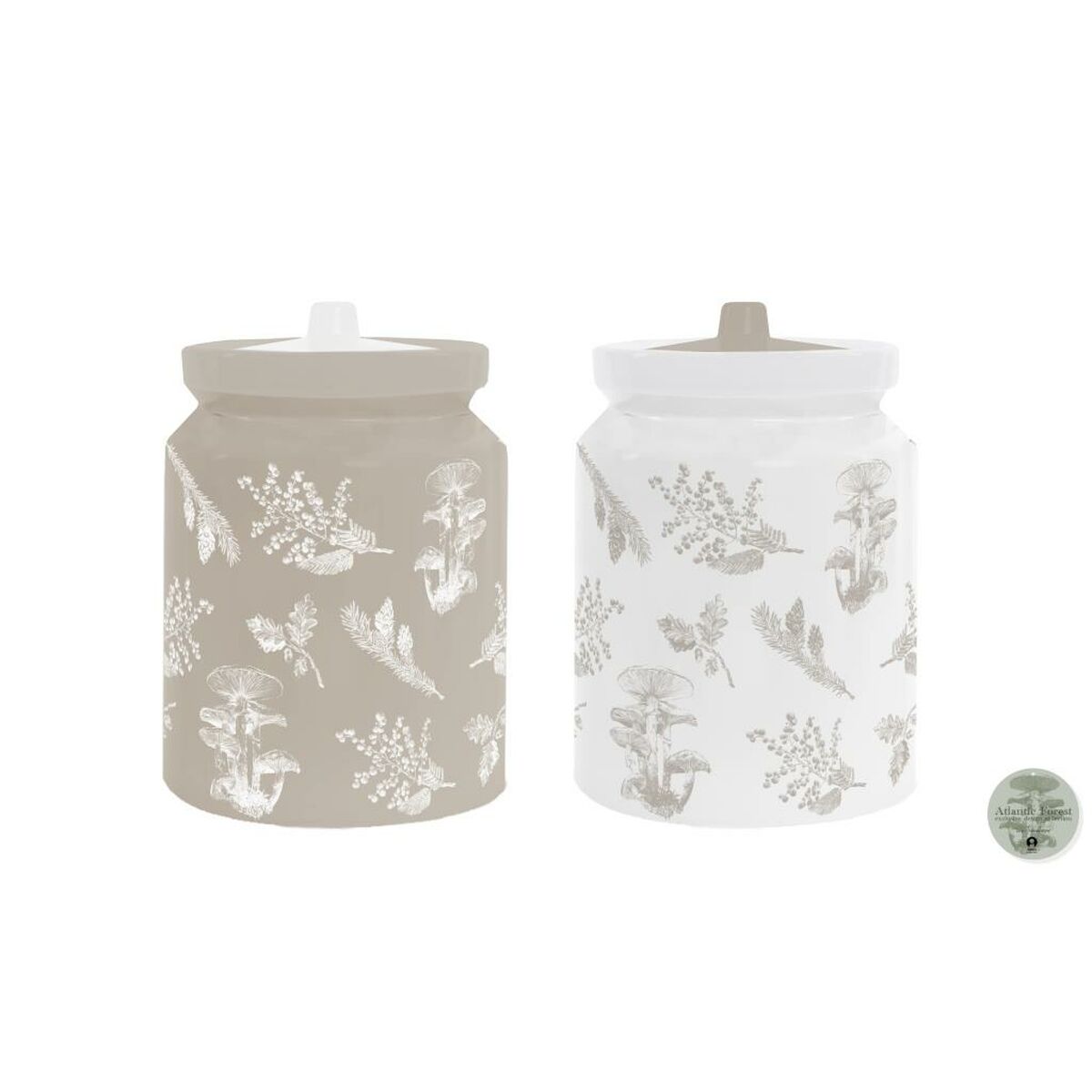 Burk DKD Home Decor 15 x 15 x 21 cm Dolomite (2 antal) - 3