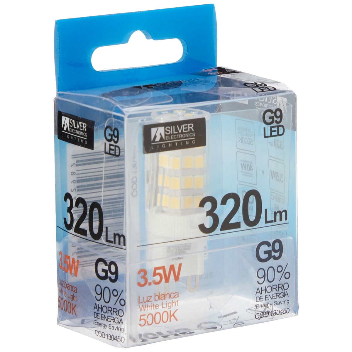 LED-lampa Silver Electronics 130450 3,5 W G9 5000K - 2