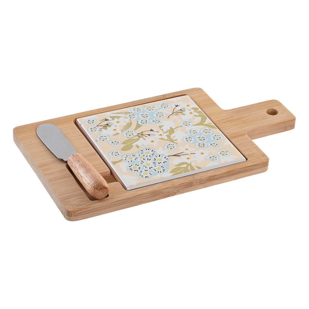 Snacksbricka DKD Home Decor 21,5 x 11,8 x 1,5 cm Stengods