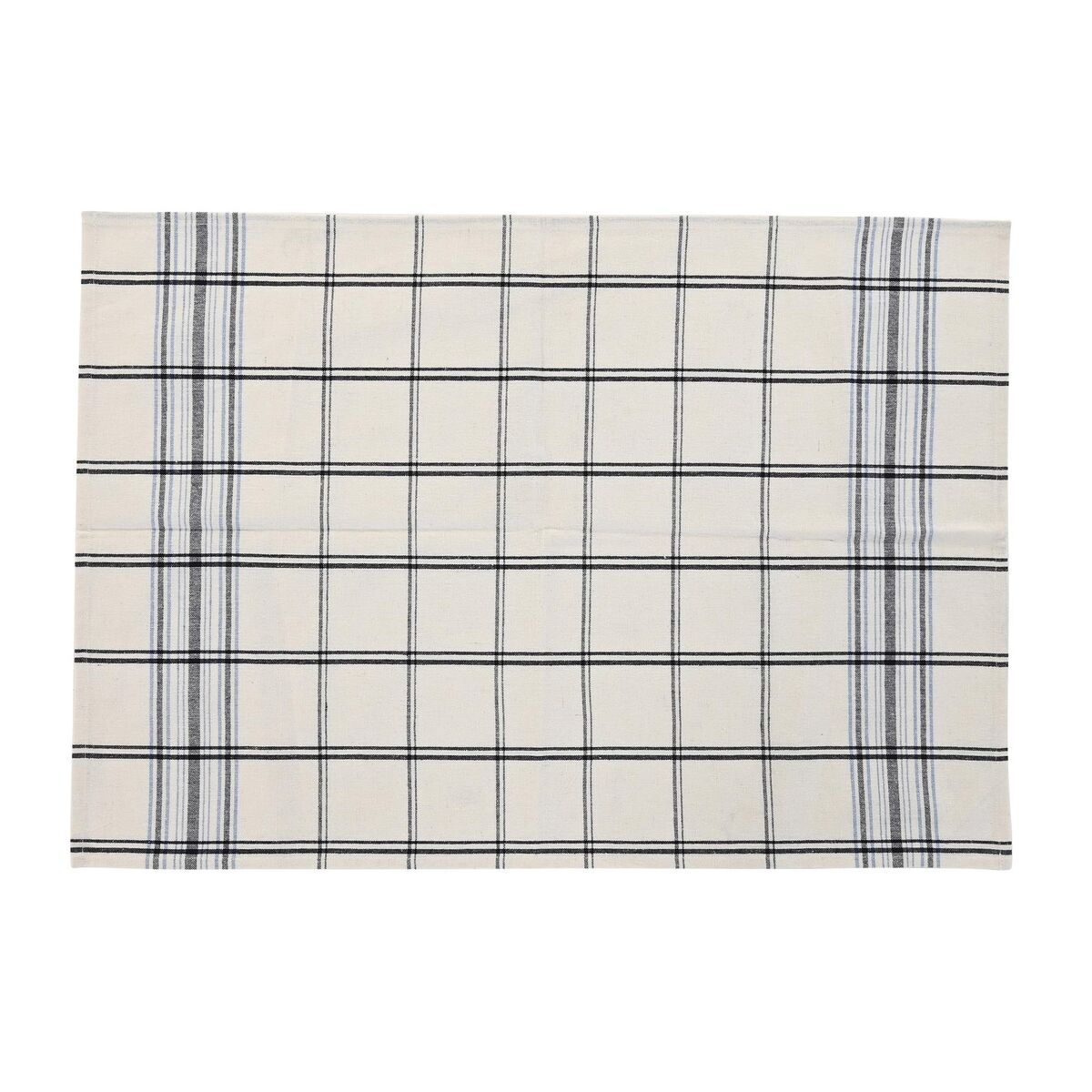 Förkläde med ficka DKD Home Decor 70 x 1 x 85 cm Svart Beige Blå Bomull - 2
