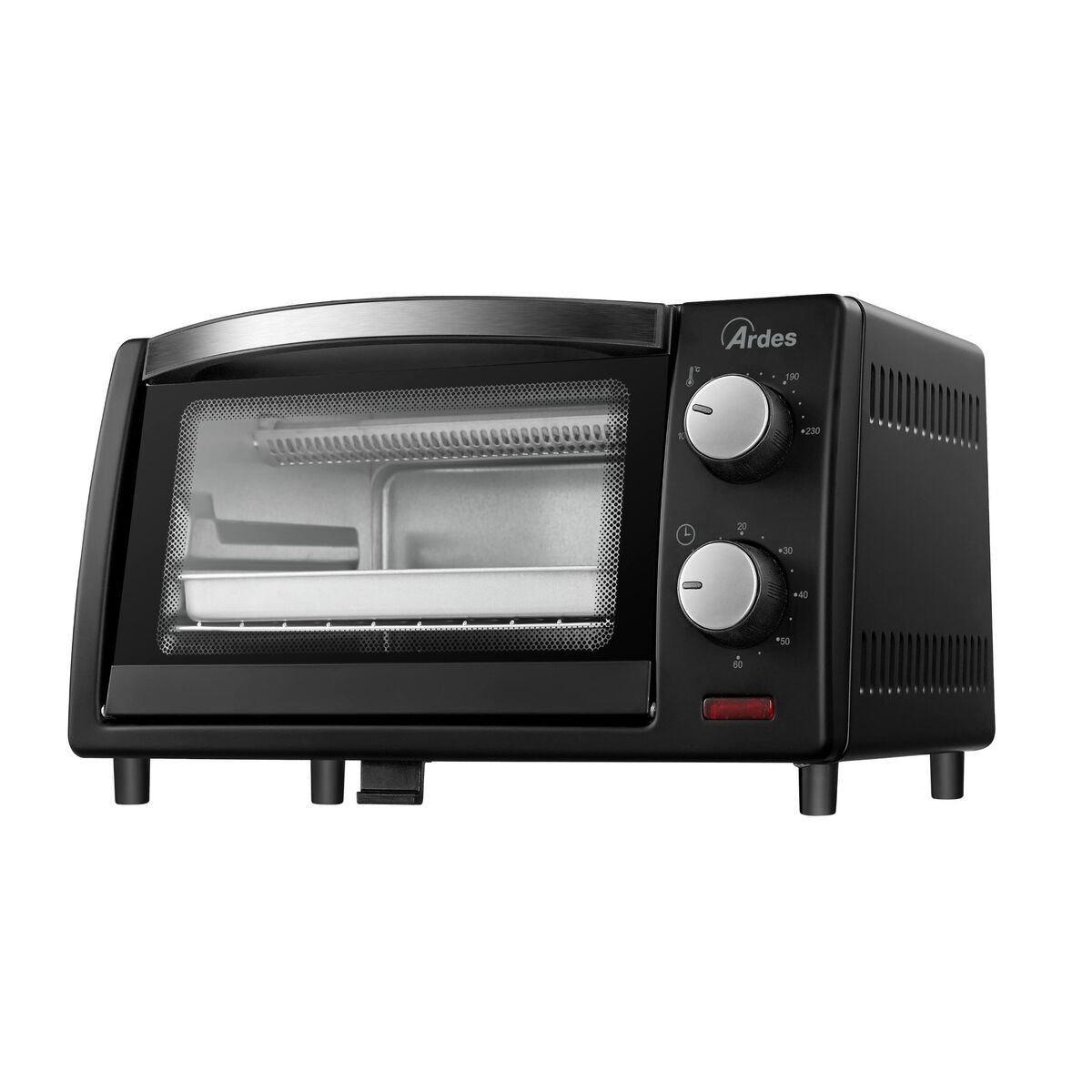 Varmluftsugn Ardes AR6211B Svart 800 W 10 L