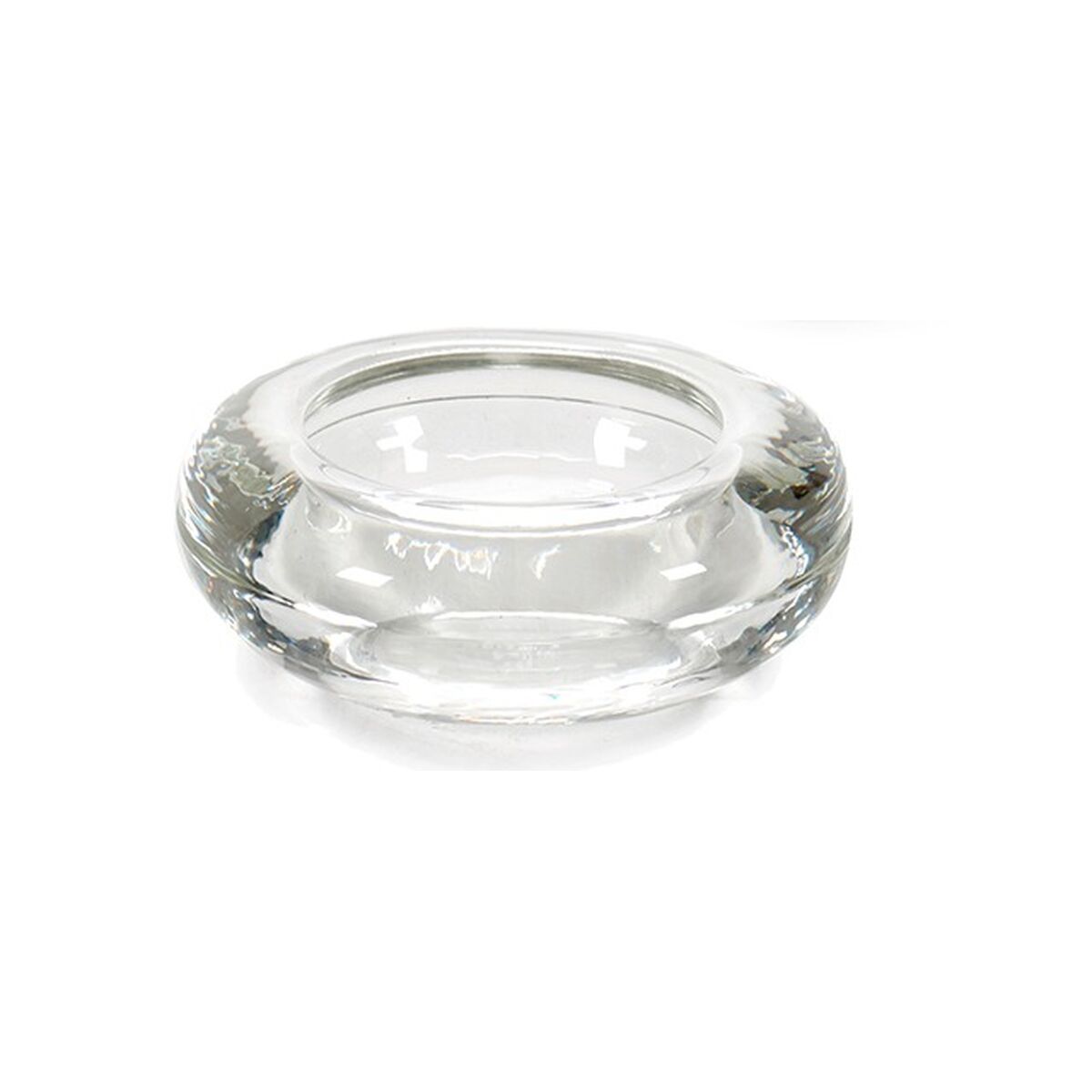 Ljusstakar Transparent Glas 6,5 x 2,5 x 6,5 cm (12 antal) - 2
