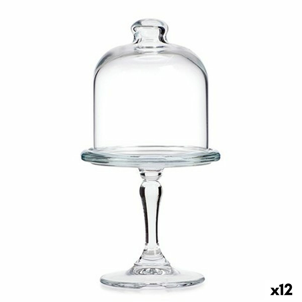 Lunchlåda PATISSERIE Transparent Glas 10 x 18,5 x 10 cm (12 antal)