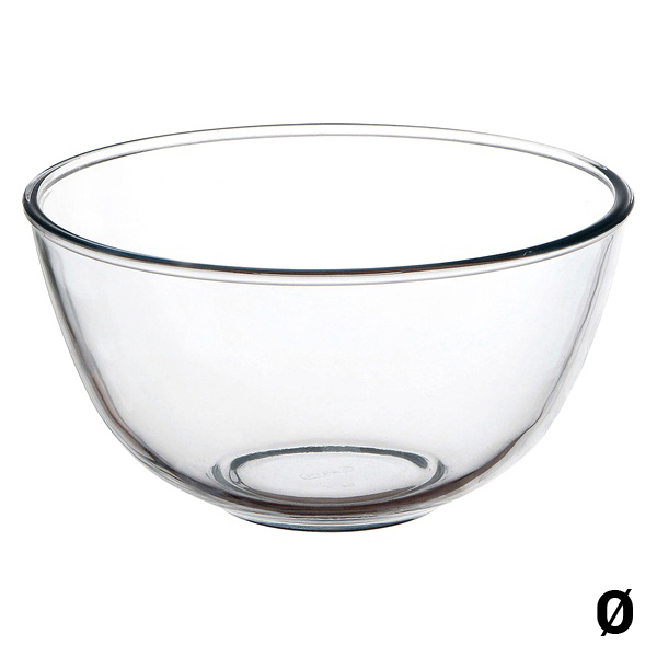 Blandskål Pyrex Classic Vidrio Transparent Glas, Mått: Ø 17 cm