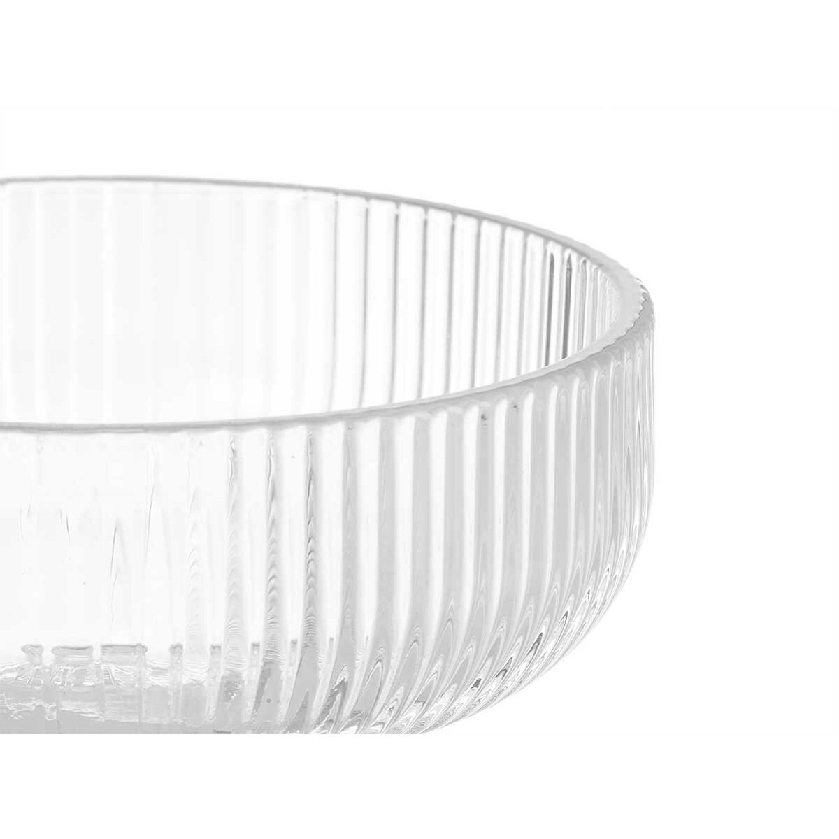 Glass- och milkshakeglas Ränder Transparent Glas 310 ml (24 antal) - 2
