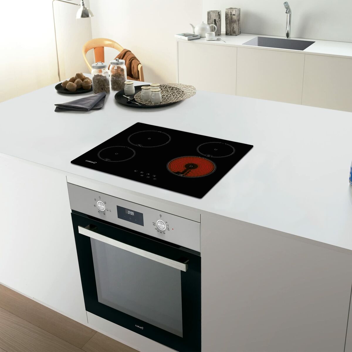 Keramisk platta Cata TN604/B 6000 W - 2