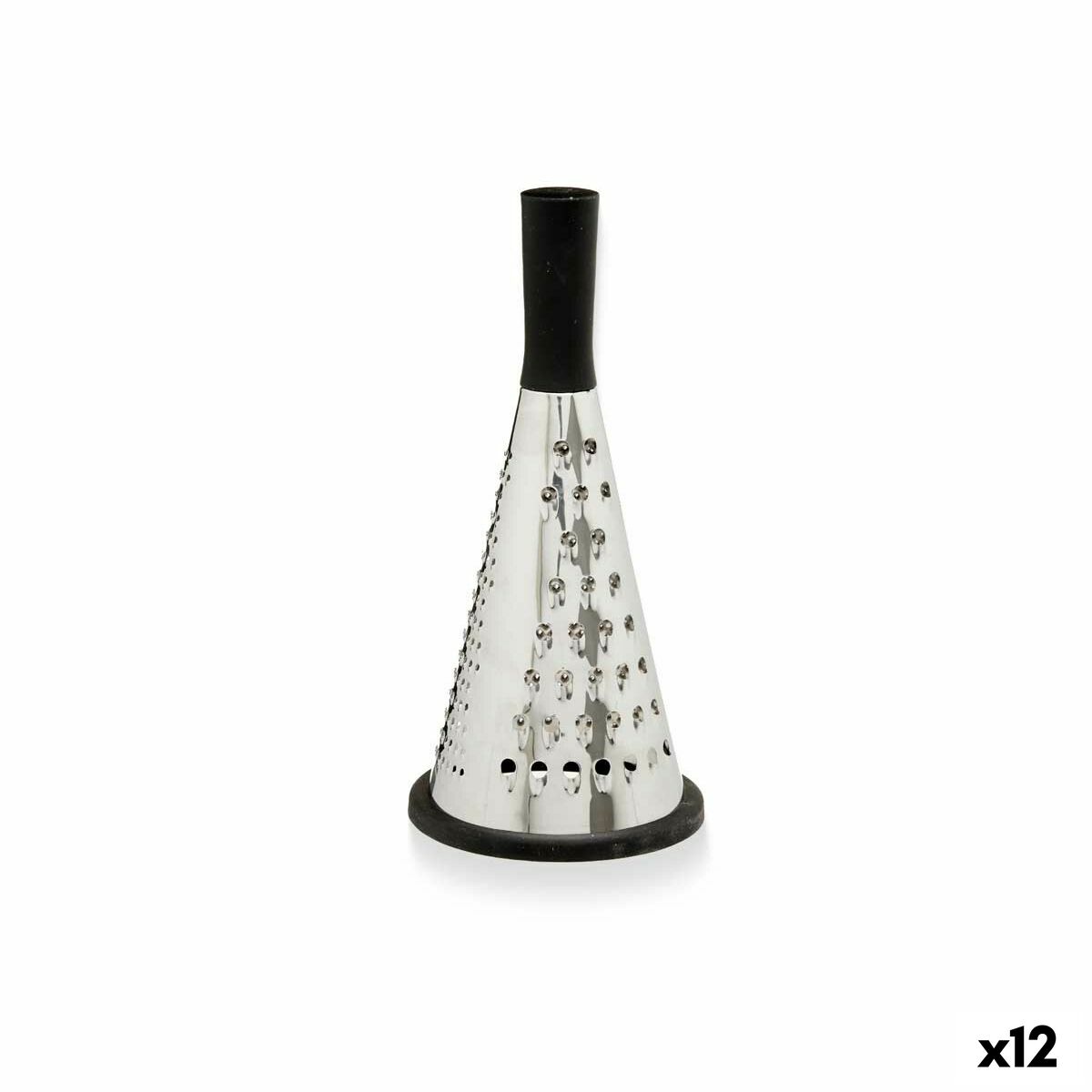 Rivjärn Svart Silvrig Rostfritt stål ABS TPR 11,5 x 24,5 x 11,5 cm (12 antal)