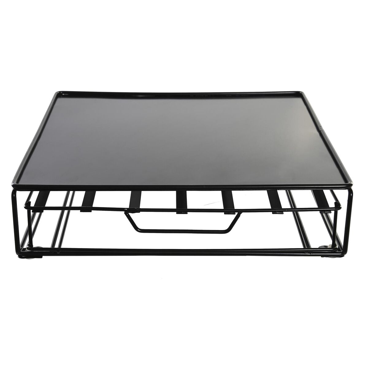Kapselhållare DKD Home Decor 28,7 x 32 x 7 cm Svart Metall - 3