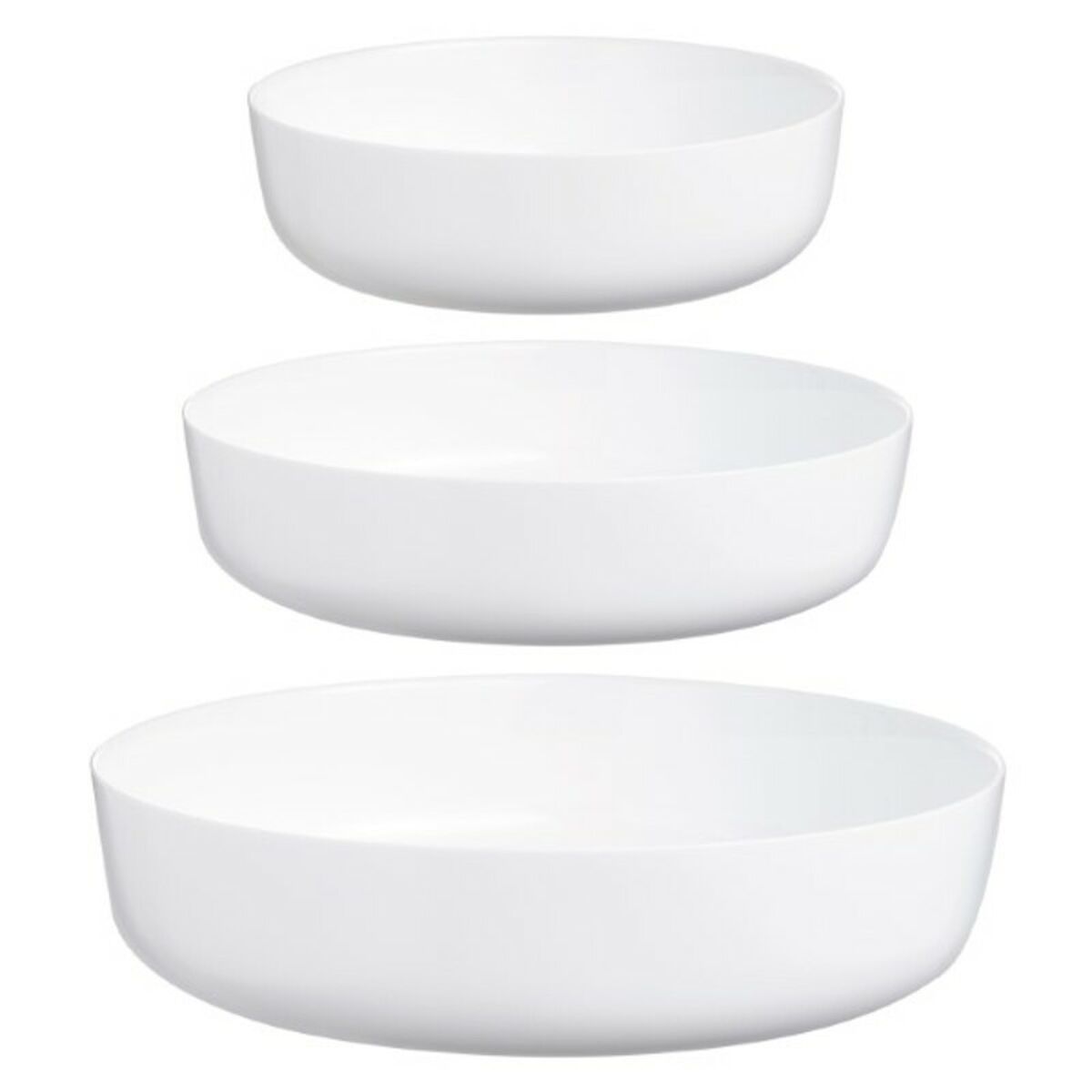 Servingsfat Luminarc Diwali Vit Glas (3 pcs) - 6