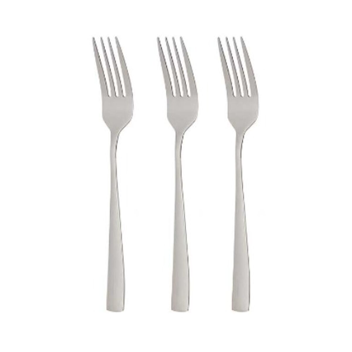 Gaffelset Silvrig Rostfritt stål 2,5 x 21,3 x 0,3 cm (12 antal) - 2